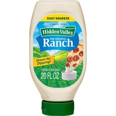 히든 벨리 이지 스퀴즈 오리지널 랜치 샐러드 드레싱 토핑, 591ml, 1개