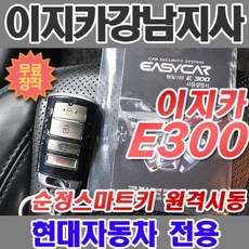 브랜드없음 이지카경보기 E300 순정스마트키 원격시동기 (현대차전용) (장착비별도), 상세정보참조, 1개
