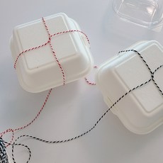 믹스트와인 5마 포장끈 선물 스트링 답레품 구디백 만들기, 블랙 - 5마, 1개