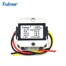 12 v 14 v 15 v 18 v 24 v (5-32 v) ~ 12 v 1a 2a 3a dc dc 부스트 벅 전력 컨버터 자동 스텝 업 다운 전압, 05 5-32V to 12V 2A(AL)
