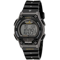 타이맥스 Timex 아이언맨 인듀어 30 쇼크 레진 스트랩 남성용 손목시계 풀사이즈 블랙/옐로우 (T5K195)