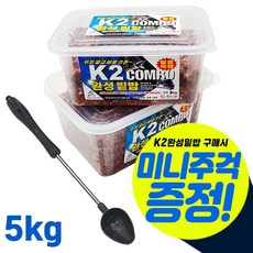 미니주걱 증정 뚜껑열고 바로쓰는 K2 K3 완성밑밥 3kg 5kg 4.5L 생활낚시 카고 참돔 감성돔 벵에돔 전갱이 학꽁치 숭어 잡어 콤보 크릴 파우더 낚시밑밥 미끼