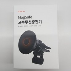 주파집 차량용 맥세이프 핸드폰 고속무선충전거치대 CWC03, 차량용 맥세이프 거치대 CWC03, 마그네틱 플레이트 블랙, 1개