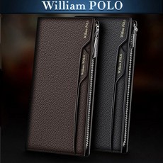  WilliamPOLO (윌리엄폴로) 소가죽 남성지갑 남성장지갑 205255 클러치 가죽지갑 장지갑  상품 이미지