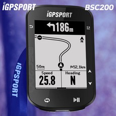BSC200 파워미터 2.5인치 대형스크린 무선 GPS 속도계, 1개