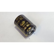 삼화 HE 400WV100uF 105도 27파이31T 전해콘덴서 중고, 1개