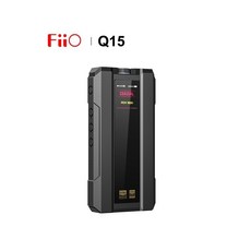 FiiO Q15 블루투스 DSD Apple iPhone 컴퓨터 휴대용 앰프 휴대 전화 HIFI 디코딩 올인원 기계, 검은 색 - fiiok19