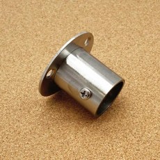 옷걸이봉 소켓 26mm 스텐, 원형 소켓(26mm)1P