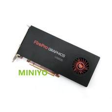 AMD FirePro V5900 용 그래픽 비디오 카드 2G 미니 DP DVI 포트 GDDR5 256 비트 풀 브래킷 CAD PS 3DMAX, Full bracket Card