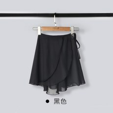 폴댄스의상 폴복 성인 발레복 줌바 폴키니 폴쇼츠 튜튜 발레 앞치마 스커트 쉬폰스커트 커버업, 블랙