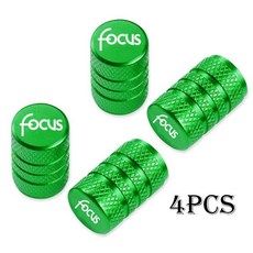 자동차 휠 타이어 밸브 캡 스템 커버 포드 포커스 로고 MK1 MK4 용 방수 에어더스트 부품, 08 Focus, 한개옵션2