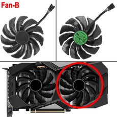 Gigabyte RTX 1650 1660 1660Ti 2060 2070 용 기존 88MM T129215SU 비디오 카드 팬 Super Windforce OC 그, 02 Fan - B_01 CHINA