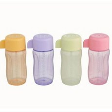 타파웨어 에코 미니 보틀 90ml 4P 물통 물병 양념통, 4개