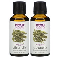 나우푸드 에센셜 오일 시트로넬라 아로마 1floz(30ml) 2팩 Now Foods Essential Oils Citronella, 2개, 30ml