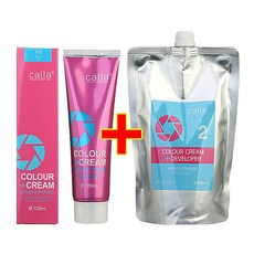 새롬 엘르 칼라 업 컬러크림 염색약 120ml/5+1산화제, 6/04 어두운밤색