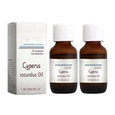 Cyperus Rotundus 오일 천연 헤어 100% 순수 사이페러스 오일 (2), Cyperus Rotundus 오일, 천연 헤어 100, 1개, 60ml