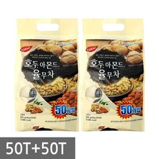 동일 호두아몬드율무차 50T(1+1) 율무차 일회용 티백, 단일상품