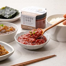 [식품명인] 대한민국 수산명인 이금선 순살 꽃게장 (간장 / 양념), 순살 간장 1팩 + 순살 양념 1팩, 1개, 250g