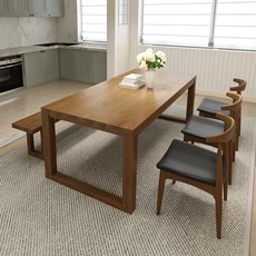 호두나무식탁 TOP01