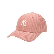 MLB 정부측 남성 여성 모자 NYLA 야구모자 코듀로이 스포츠 레저 트렌드 겨울 가을 헌팅캡 CPYE, 뉴욕 양키스 /분홍 색깔