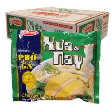 Vmart 베트남 포가 닭고기 쌀국수 XUA&NAY 75g*24ea 1box, 24개