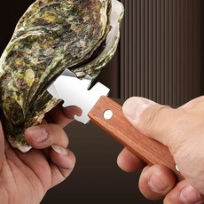 석화 칼집 까기 본 굴따기 굴 조개칼 생굴 품, 갈색, 1개