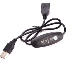 락모터스 "당일출고" 오토바이 USB 열선 그립 온도 3단 조절기 방한 발열 온열 핫그립 히팅 용품, 온도3단조절기, 1개