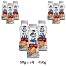 롯데제과 퀘이커 마시는오트밀 오트&그레인