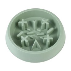 반려견 슬로우 먹이 공급기 그릇 미끄럼 방지 음식 급식 접시 중, 1.Green, 1개