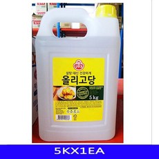 업소용식자재 올리고당 대용량 음식자재 오뚜기 5K 1개 대용량식자재 식재료 식자재 올리고당, 1