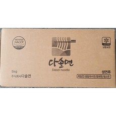다솔면 참가락 중화면 다솔 면 냉동 5k업소용 식자재 식당용 단체 급식용 식재료 대용량, 1개