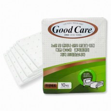굿케어 위생깔개매트 고급형 10매 10팩, 1box, 100매