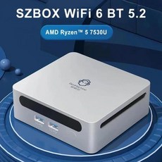 SZBOX S75 AMD Ryzen 5 7530U 6 코어 12 스레드 DDR4 3200MHz NVME SSD 와이파이 BT 5.2 C 타입 HD 트리, 05 16GB 1TB_01 미국