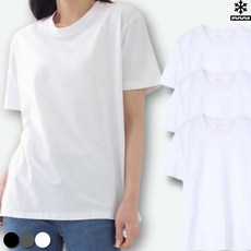 브라이프 얇은이너 30수 무지 반팔 티 세트