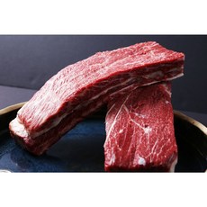 한우우대갈비 소고기 1+등급 스테이크 선물세트 투뿔 새우살 영주한우 소고기 캠핑고기 바베큐 홈파티, 1개, 800g