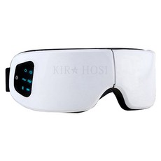 kirahosi 눈 피로 풀리는 마사지기 시력 보호 눈 마사지기 8호 Rb18ij, 블랙+화이트