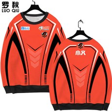 야구의류 DYG클랜 단체복 왕자 게임 KPL Jiucheng동일타입 라운드넥 후드티 남녀 기모 긴팔소매 경기복 옷