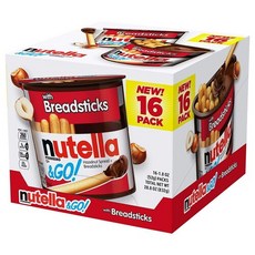 Nutella 누텔라 앤 고 브레드 스틱 52g x 16팩 할로윈 과자 And Go