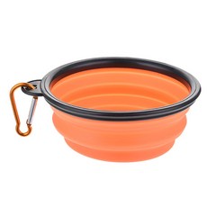 휴대용 접이식 애완견 물병 강아지 먹이 용기 야외 여행 캠핑 개 액세서리, 1000ml, 1개