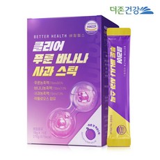[더존건강] 배럴헬스 클리어 푸룬 바나나 사과 스틱 15포 1박스, 270g, 15개