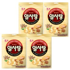 해태 알사탕 126g 땅콩캔디 간식 업소용캔디 무배, 4개