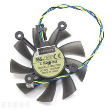 75mm 4 핀 라데온 HD 7770 GPU 쿨러 아수스 GTX 560Ti 650 GTX550Ti 250X 라, 상세내용참조