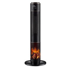 휴대용 전기 공간 히터 큰 방 수직 공기 타워 스토브 PTC 욕실 벽난로, UK, Rose Gold, 3) Rose Gold - UK