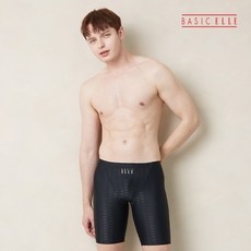 베이직엘르 남성인 불박 패턴 5부 실내수영복 BEZ-V405K