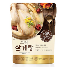 (무배)아워홈 고려삼계탕/실온보관 국내산 찹쌀 닭백숙 키트 업소용 포장 팩