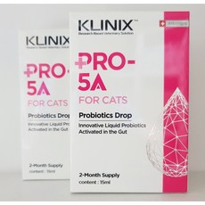 KLINIX PRO-5A 클리닉스 액상 고양이 유산균 보조제 (반려묘), 1개 - pro5a