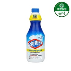 유한락스 흰옷 표백제, 6개, 1L