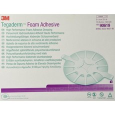 3M 테가덤 고성능 접착 폼 드레싱 5-1/2인치 정사각형