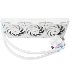 써멀라이트 Thermalright 프로즌 Edge 360 흰색 액체 CPU 수냉쿨러 120mm PWM 팬 콜드 행 사양 AMD/AM4/AM5 인텔 LGA1700/1150/1, Frozen Edge 360 White