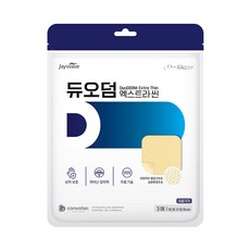 듀오덤 엑스트라씬 상처보호패치 습윤드레싱 습윤밴드 3매 10x10cm, 1개, 3개입